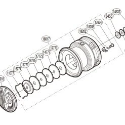 Shimano Spool Assembly For Sahara 2500 FI Reel -Shimano Shop 18017