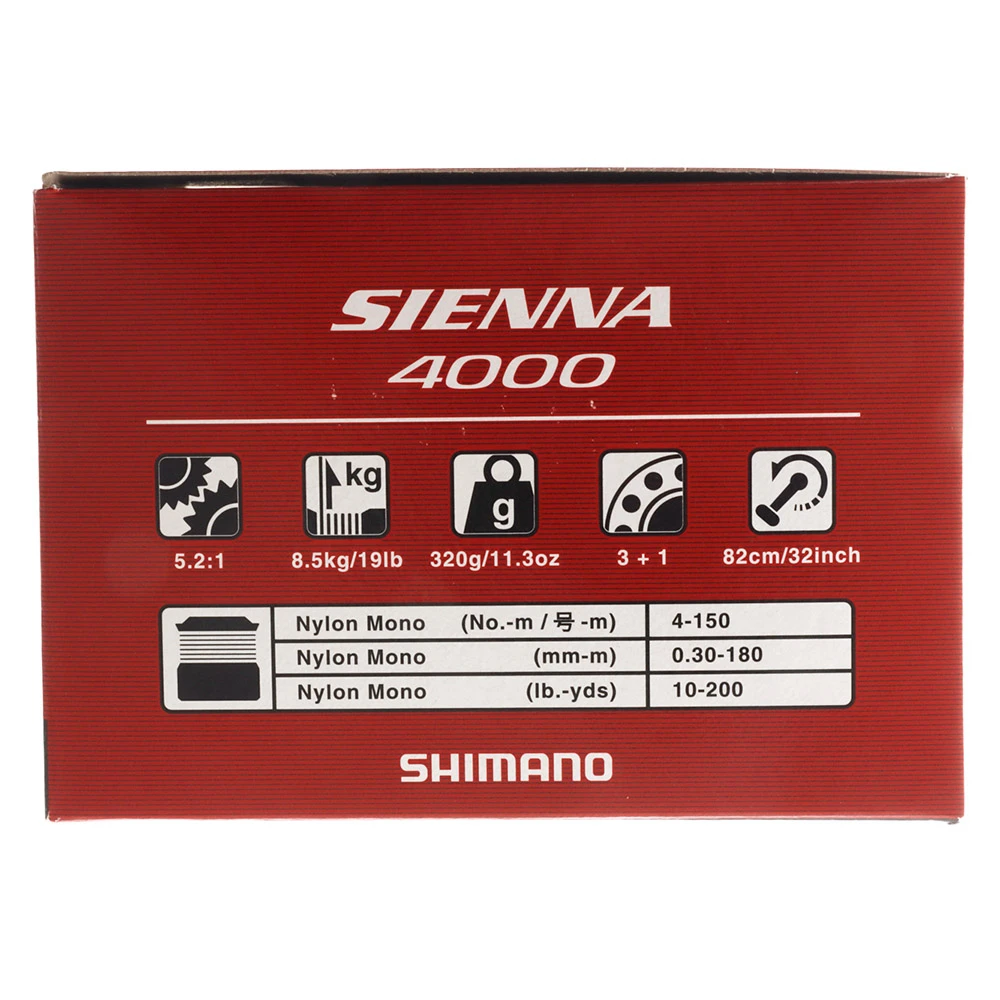 Shimano Sienna 4000 FG Spectrum Plus Softbait Combo With Braid 7ft 3-5kg 2pc 7 Shimano Sienna 4000 FG Spectrum Plus Softbait Combo With Braid 7ft 3-5kg 2pc - Image 5