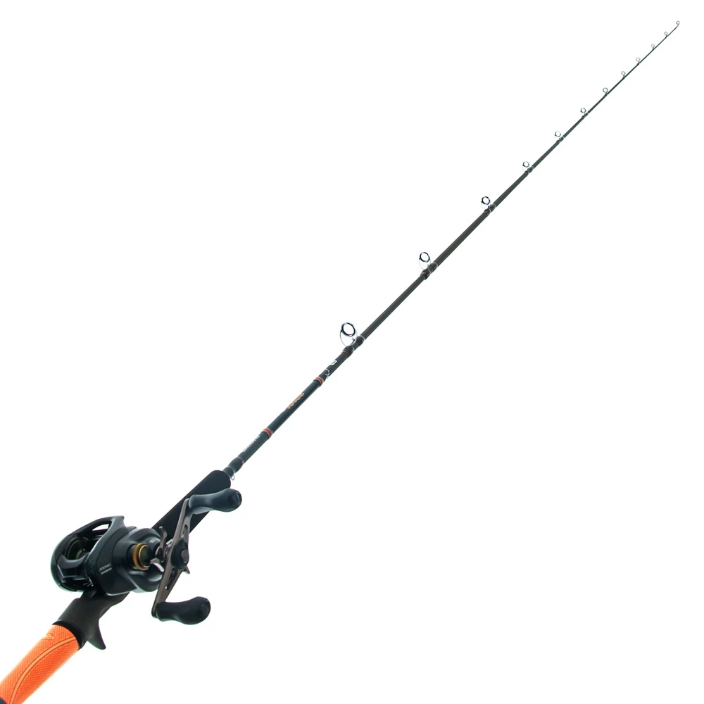 Shimano Curado 200HG K And #KAOS Baitcasting Combo Orange 7ft 7-28g 2pc 3 Shimano Curado 200HG K And #KAOS Baitcasting Combo Orange 7ft 7-28g 2pc