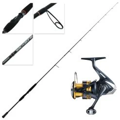 Shimano Sahara SHC3000HGFJ Backbone Softbait Combo 7ft 2in 3-6kg 2pc