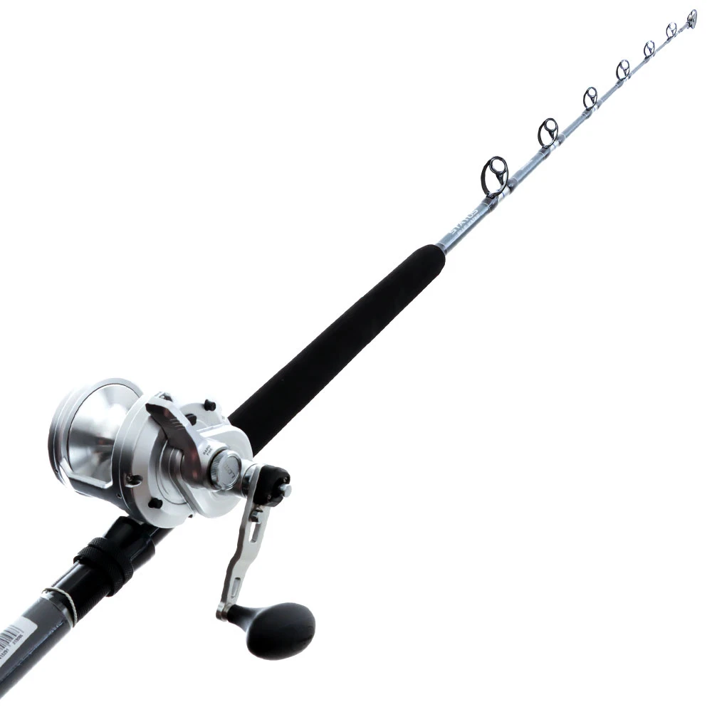 Shimano SpeedMaster LD II 20 Status Blue Water Roller Tip 2-Speed Game Combo 5ft 6in 24kg 1pc 3 Shimano SpeedMaster LD II 20 Status Blue Water Roller Tip 2-Speed Game Combo 5ft 6in 24kg 1pc