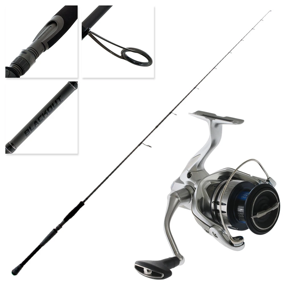 Shimano Stradic FL C3000 HG Blackout Softbait Combo 7ft 10-20lb 2pc 3 Shimano Stradic FL C3000 HG Blackout Softbait Combo 7ft 10-20lb 2pc