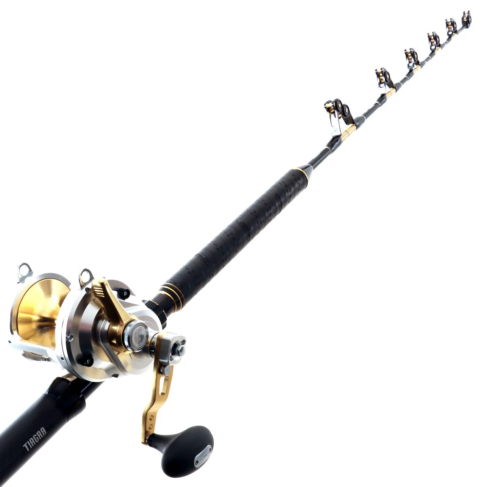 Shimano Talica II 25 Tiagra Ultra Stand-Up Roller 2-Speed Game Combo 5ft 5in 80lb 2pc 3 Shimano Talica II 25 Tiagra Ultra Stand-Up Roller 2-Speed Game Combo 5ft 5in 80lb 2pc