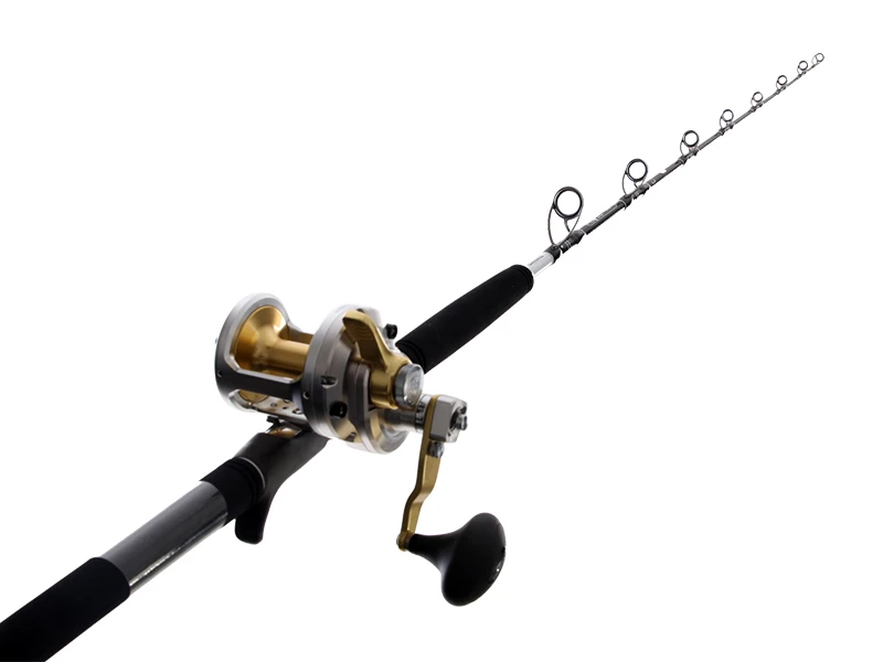 Shimano Talica 16 II 2-Speed and Abyss SW Overhead Jigging Combo 5ft 3in PE8 1pc Shimano Talica 16 II 2-Speed And Abyss SW Overhead Jigging Combo 5ft 3in PE8 1pc -Shimano Shop bundledtrtac16andab531ohj8 2