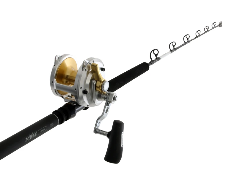 Shimano Talica 50 II and Abyss Stand Up 2-Speed Game Combo 5'6'' 50-80lb 2pc Shimano Talica 50 II And Abyss Stand Up 2-Speed Game Combo 5'6'' 50-80lb 2pc -Shimano Shop bundledtrtac50andab562rt5080 2