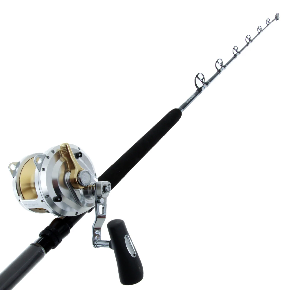 Shimano Talica 50 II Status Blue Water Roller Tip 2-Speed Game Combo 5ft 6in 37kg 1pc Shimano Talica 50 II Status Blue Water Roller Tip 2-Speed Game Combo 5ft 6in 37kg 1pc -Shimano Shop bundledtrtac50andsbw56g37rt 2