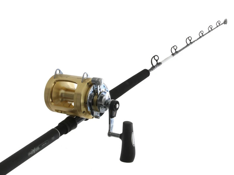 Shimano Tiagra 50 WA And Abyss SW Stand Up Game Combo 5ft 6in 50-80lb 2pc 3 Shimano Tiagra 50 WA And Abyss SW Stand Up Game Combo 5ft 6in 50-80lb 2pc