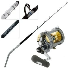 Shimano Tyrnos 50 LRS Status Blue Water DDM Bent Butt 2-Speed Game Combo 5ft 6in 24-37kg 2pc